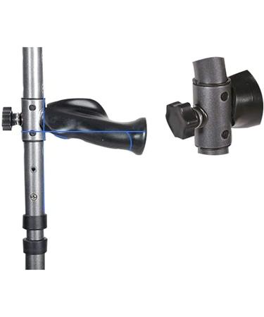 PSMPENG LRVTREC Forearm Crutches Adjustable Cane Portable Crutch Thick Aluminum Alloy Foldable with Shock Absorption Double Slip Antislip Disabled Elderly Lightweight Arm Crutch - Buy Online on GoSupps.com