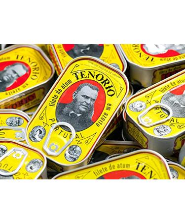 Tuna Fillets in Water - Natural Tuna Fillets 6 x 120g | Tenorio - Premium Quality from Portugal | Buy Online Worldwide - Buy Online on GoSupps.com