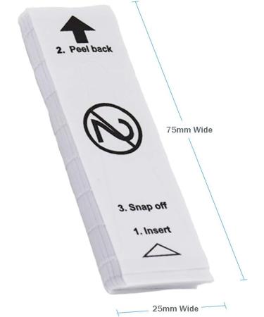Probe Covers Pack of 25 for Digital Thermometer Probes - Disposable Sterile and Safe Protection Covers for Digital Clinical Thermometers - Buy Online on GoSupps.com