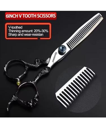 6/7/8/9-inch Professional Hair Clippers Stainless Steel Sharp Hair Clippers Hairdresser Specific Scissors (6 inch-4pc) - Buy Online on GoSupps.com