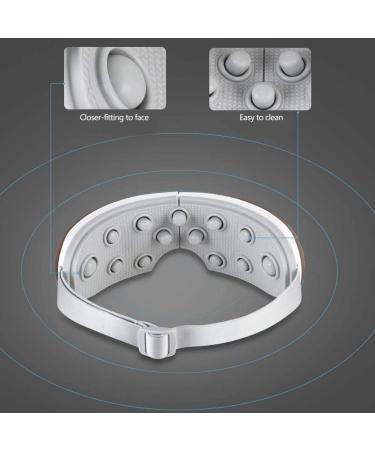 Eye Massager with Heat & Air Compression - USB Rechargeable Eye Therapy for Eye Strain Dark Circles and Better Sleep | International Shipping Available - Buy Online on GoSupps.com
