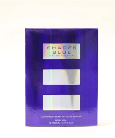 Shades Blue Long Lasting Eau Da Parfum For Men and Women Unisex 100ML (3.4 floz) - Buy Online on GoSupps.com