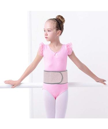 Luwint Kids Waist Belt Brace Support - Abdominal Binder for Hernia Relief & Back Pain - Breathable Pink - Perfect for Dance Yoga Volleyball & Basketball - Buy Online on GoSupps.com