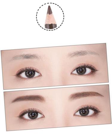 BELLIFFY 2pcs Eyebrow Pencils Eyebrow Pencil Black Eyebrow Brush for Women Double Head Eyebrow Pencil - Buy Online on GoSupps.com