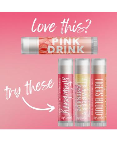 Delight Naturals Pink Drink Lip Balm - Set of Three - Buy Online on GoSupps.com
