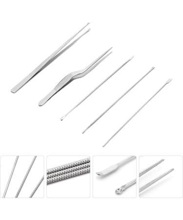 Healifty 10pcs Cleansing Spoon Portable Wax Removal Tools Kit - Ear Cleaner Picks Care, Steel Pick for Digging, Wax Remover Scoop - 14x0.5cmx2pcs - Buy Online on GoSupps.com