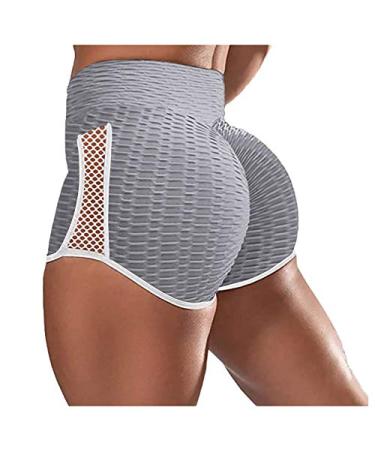Clubwear Women Sport Workout Letters Print Sexy Shorts Homewear Pants No Boundaries Yoga Shorts Medium Y2a-grey