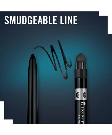 Rimmel London Exaggerated Eyeliner N262 Extra Black - 0.28g | Long-Lasting Intense Color | Shop Now! - Buy Online on GoSupps.com