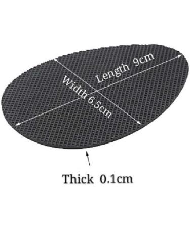 Buy Anti-Slip Rubber Sole Protector Pads - 7 Pairs Self-Adhesive Non-Slip Shoe Grips for High Heels | Noise Reduction & Skid Proof - Buy Online on GoSupps.com