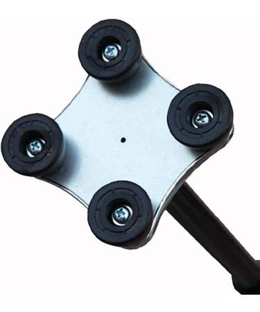 Crutches Solid Wood Handle Four-Foot Cane Stick Elderly Non-Slip Cane Abdomen Light Walking Aid Crutches Family - Buy Online on GoSupps.com