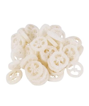 Loofah Sponge  Natural Loofah Slices for Soap Making  50 Pieces of Natural Loofah Sponges  Organic Soap Making Products  Loofah Slices  Loofah Natural Loofah Soap  Cleaning Supplies  Sponge