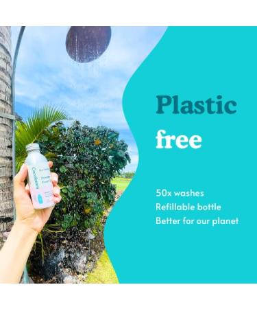 Ultra Gentle Powder Face Cleanser - All Natural Plastic Free Hydrating for Sensitive Skin - Made in USA 50 Washes 2.6oz Refillable Bottle - Buy Online on GoSupps.com