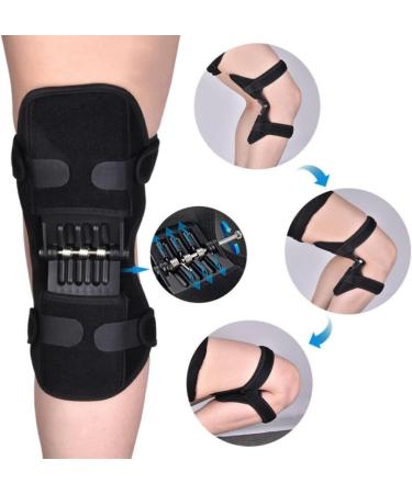 Power Lift Joint Knee Support for Men - Rebound Spring Force Knee Braces & Patella Tendon Straps for Enhanced Leg Stability - Buy Online on GoSupps.com
