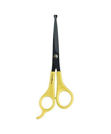 CCONAIRPRO dog & cat Round Tip Shears, Dog Grooming Scissors, Round Tip Shears for Safe Pet Trimming, Comfortable Ergonomic Design 6 Inch Round-Tip Grooming Shears