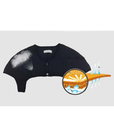 Warm Waistcoat for Arthritis Relief & Migraine Soothing | Thin Navy Shoulder Warmers - International Shipping Available - Buy Online on GoSupps.com