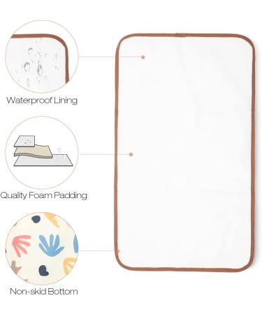 Lekebaby Foldable Baby Changing Mat - Portable Travel Mat with Plant Cartoon Design - Buy Online on GoSupps.com