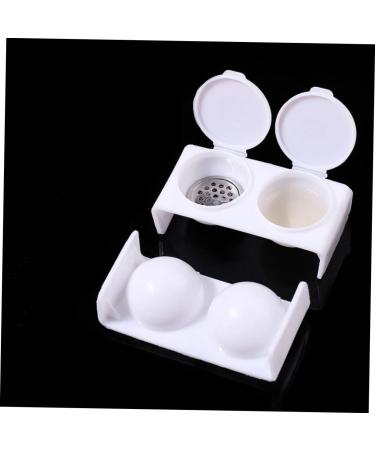 Housoutil with cover Pen wash cup monomer dish with lid Stainless steel wash pen bracket nail tool dapping dish for nails dappen dish for nails various liquid manicure - Buy Online on GoSupps.com