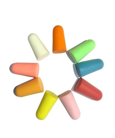20Pairs Comfort Earplugs Noise Reduction Foam Soft Ear Plugs Noise Reduction Earplugs Protective for Sleep Slow Rebound Earplugs(Yellow)