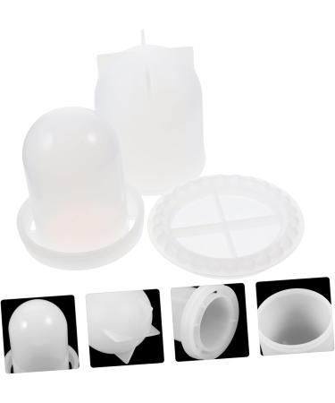 NUOBESTY 1 set 3 pcs Silcone Hand Supplies Diy of Base Molds Display Dice Dome Jar with Crafts Mold Crystal As Shown 9.8x9.6cm - Buy Online on GoSupps.com