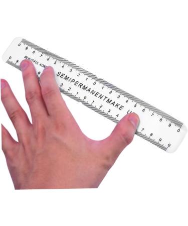 Hemoton 4 Pcs Professional Eyebrow Ruler Hairline Shaping Tool Brow Shaper Microblading Ruler Eyebrow Stamp mediumx4pcs Blackx4pcs - Buy Online on GoSupps.com