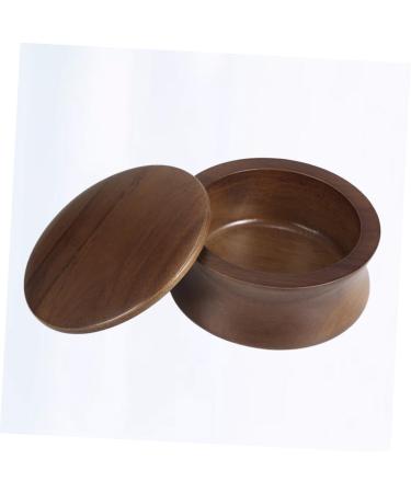 DOITOOL Wooden Shaving Bowl Set - Antique Shaving Soap Mug with Brush for Men | Travel-Friendly Shaving Essentials - Buy Online on GoSupps.com