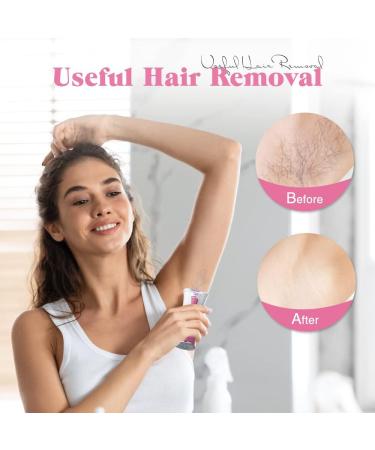 Wireless Facial Epilator for Women - LED Light Hair Removal for Face Bikini & Legs | Epilator Bubba-EP03 - Buy Online on GoSupps.com