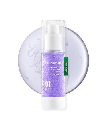 Le Nubele Azulene Cica PDRN Fiber Light Serum 01 Salmon DNA PDRN 2 000ppm Peptide Panthenol Skin Restoration Barrier-Repair Hydrating & Firming Korean Skin Care 30ml/1.01 fl.oz.