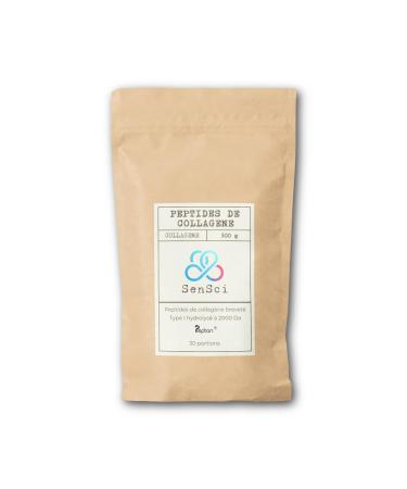 Peptides de Collag ne Peptan(R) | Compl ment Alimentaire Sport | Collag ne Acides Amin s Prot ine | Produit Brevet | Sans OGM ni Additifs | Sachet de 300g | 1 Mois | SenSci