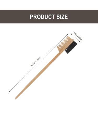 FOMIYES Bamboo Double Eyebrow Brush - Multipurpose Double Head Makeup Tool for Travel & Beauty - Buy Online on GoSupps.com