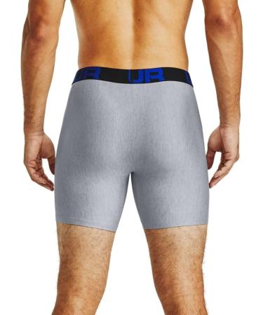 Under Armour Men's Tech 6in Boxer Shorts - Quick-Drying & Comfortable | 2-Pack Tight Fit Academy L - Buy Online on GoSupps.com