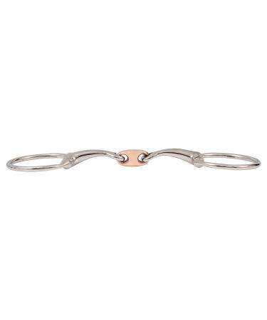 EggButt Snaffle Bit Curved MP Stainless Steel with Copper Lozenge (UKSALES25 ) (5.5 INCHES /13.97 CM) - Buy Online on GoSupps.com