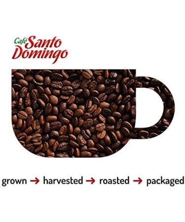 Santo Domingo Dominican Whole Roasted Bean Coffee 1 lb 453.6 g (Pack of 1) - Buy Online on GoSupps.com