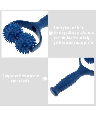 Baosity Blue Ball with Handle - Pain Relief Muscle Reflexology Massage Device for Hands & Feet - Buy Online on GoSupps.com