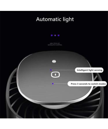 WJMLS Mosquito Lamp Electronic Mosquito Light Decoy Light LED Mosquito Killer UV Touch Sensing Control DC 5V USB Night Light (Color: Black White) Black Colour:White (Color : Black) - Buy Online on GoSupps.com