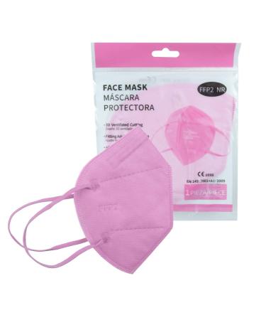 Sanex 25-Piece FFP2 Respiratory Masks - 5-Layer Protection Individually Packaged Light Pink - Perfect for Mouth & Nose Safety | International Shipping - Buy Online on GoSupps.com