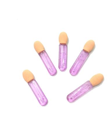 Baluue 100pcs Eyeshadow Brush Kit Beauty Sponge Women Eyeshadow Applicator Makeup Eye Sponge Violet 3.6X1.2 cm Violet