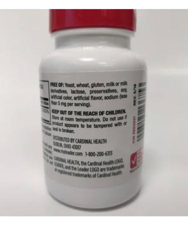 LEADER Vitamin B-12 3000Mcg 60 Tablets per Bottle (5 pack) - Buy Online on GoSupps.com