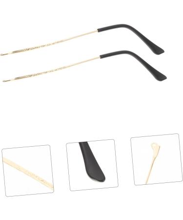 Nuobesty Glasses Accessories - Replacement Brackets & Repair Set for Eyeglasses | Plastic Arms & Legs | 14x0.6cm - Buy Online on GoSupps.com