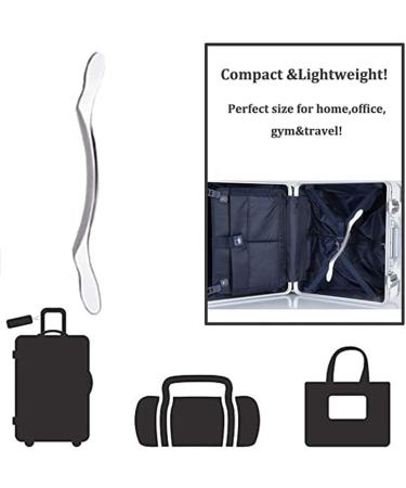 Premium Stainless Steel Gua Sha Tools | IASTM Muscle Scraper for Physiotherapy & Massage | Long Rod for Back Legs Shoulder & Arm - Buy Online on GoSupps.com