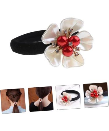 Hair Accessories Hair Rope Petal Hair Scrunchies Premium Hair Scrunchies Multi- Petal Hair Ring Flowers Ponytail Holder Synthetic Shell Flower Resin The Flowers Jiangnan Girl - Buy Online on GoSupps.com