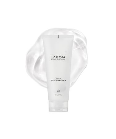 LAGOM Cellup Gel To Water Cleanser No Foam Transparent Formula Jelly Texture Morning Cleansing Hydrating Daily Face Wash 5.74 Fl Oz 5.74 Fl Oz (Pack of 1)