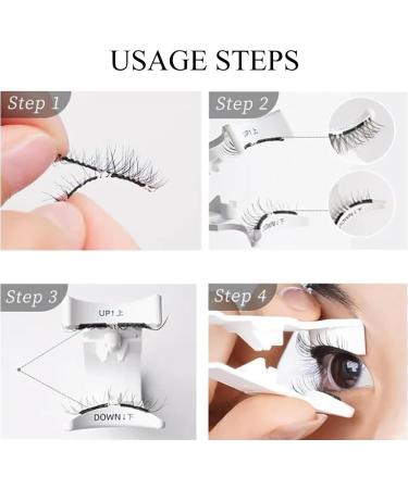 WAWJ Magnetic Eyelashes with Clip Durable and Reusable Natural False Eyelashes No Glue Required Waterproof Easy to Wear and Long Lasting - Buy Online on GoSupps.com