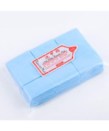 1800 Pcs Minkissy Nail Polish Remover Cotton Pads - Disposable Makeup & Nail Dip Remover - Sky Blue Cotton Squares - Buy Online on GoSupps.com
