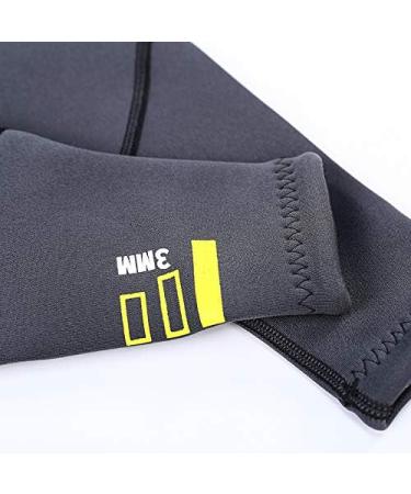 Men's X-Large 3mm Neoprene Wetsuit | Full Body Diving Suit for Snorkeling, Scuba Diving, Swimming, Surfing - Back Zip Design - Buy Online on GoSupps.com