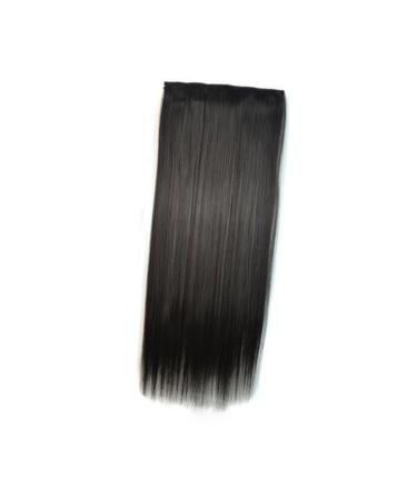 FOMIYES Straight Wigs Clip for Hair Wigs with Clips Straight Ponytail Extension Hair Jaw Clips Hair Wigs Hair Holder Toupee Black Frontal Wig European and American Hair Extensions