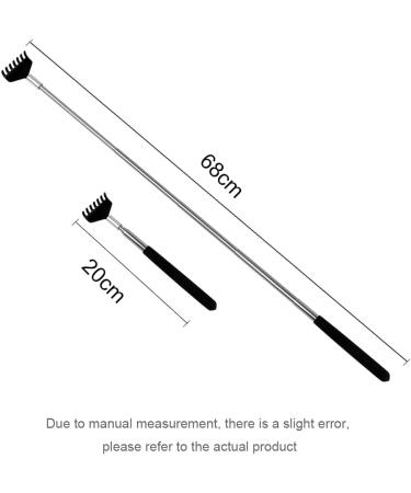 Buy Pack of 2 Telescopic Back Scratchers | Rubberized Handle & Extendable Up to 68cm | International Shipping - Buy Online on GoSupps.com
