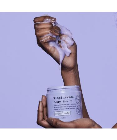 Frank Body Niacinamide Body Scrub - Vegan Exfoliator for Breakouts & Dry Skin | Superfood Berry & Green Tea | 8.82 oz - Buy Online on GoSupps.com