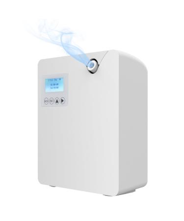 Cold destination aroma diffuser for waterless essential oils Bluetooth and WLAN aroma therapy diffuser professional waterless diffuser for essential oils 300 ml for large rooms (white)