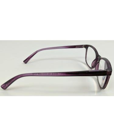 Shop Magnivision Foster Grant Elana Purple-Patterned Reading Glasses +1.50 | Stylish Women's Eyewear - Buy Online on GoSupps.com