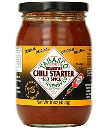 Tabasco Seven Spice Chili Starter 16 Oz (Pack of 6)